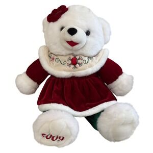 Vintage Collection Dan Dee "Snowflake Teddy" White Teddy Bear '2009 22" Plush‎